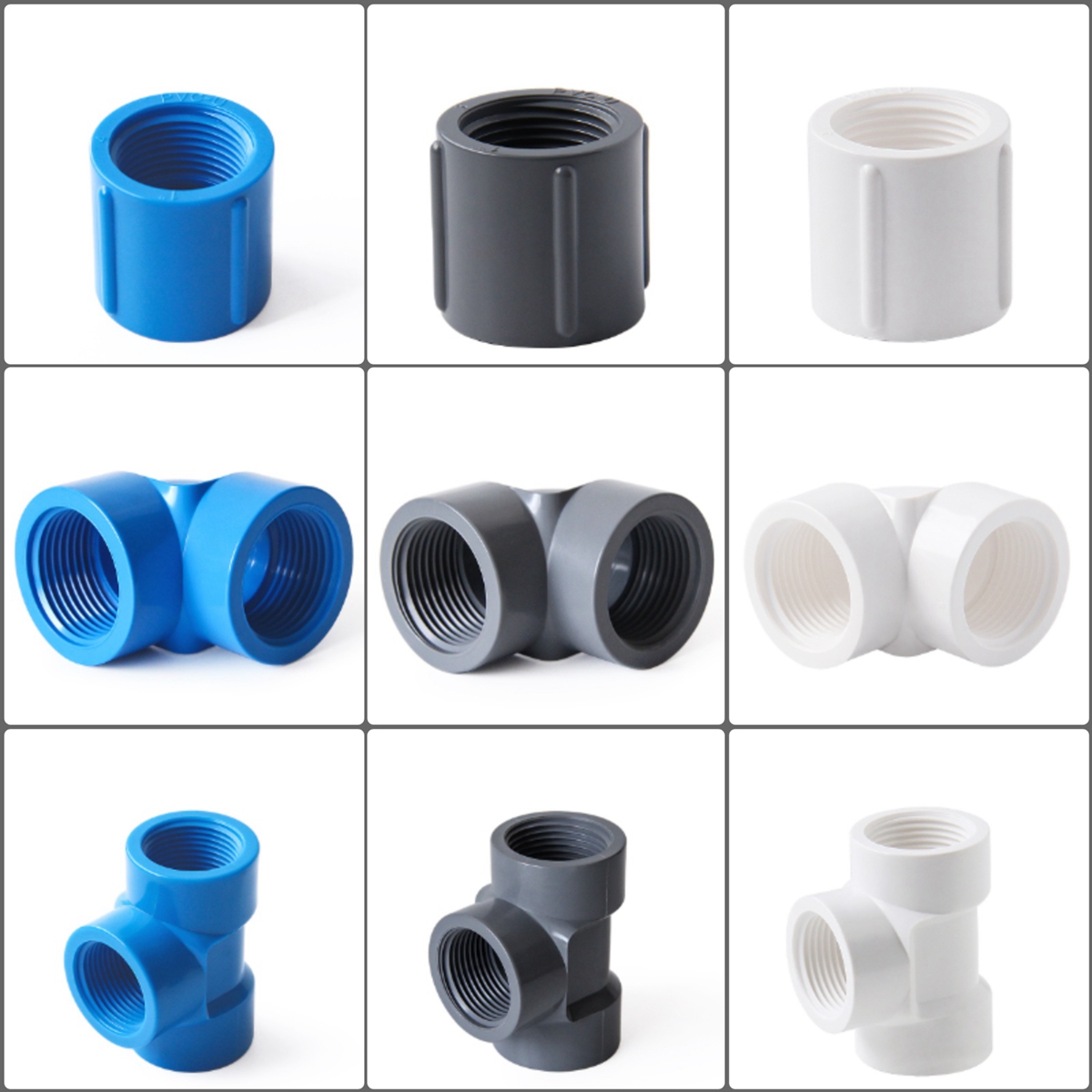 Aquarium Planet - Conector de rosca hembra de PVC,