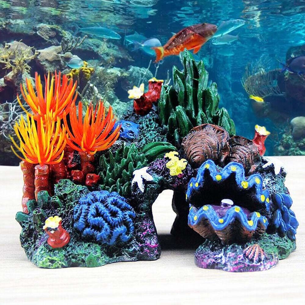 Aquarium Planted Background - Adorno de tanque de peces simulado,