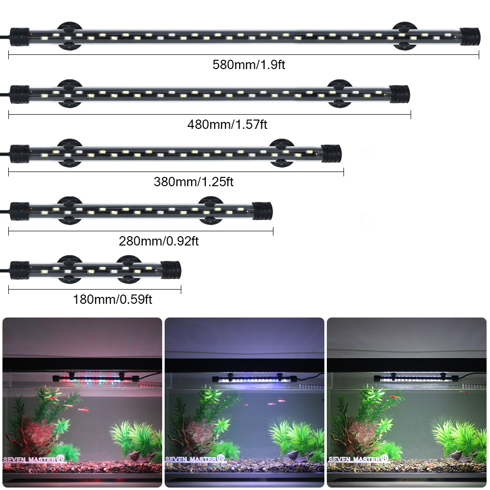 Aquarium Plant Ornament - Luz LED para acuario, lámpara de