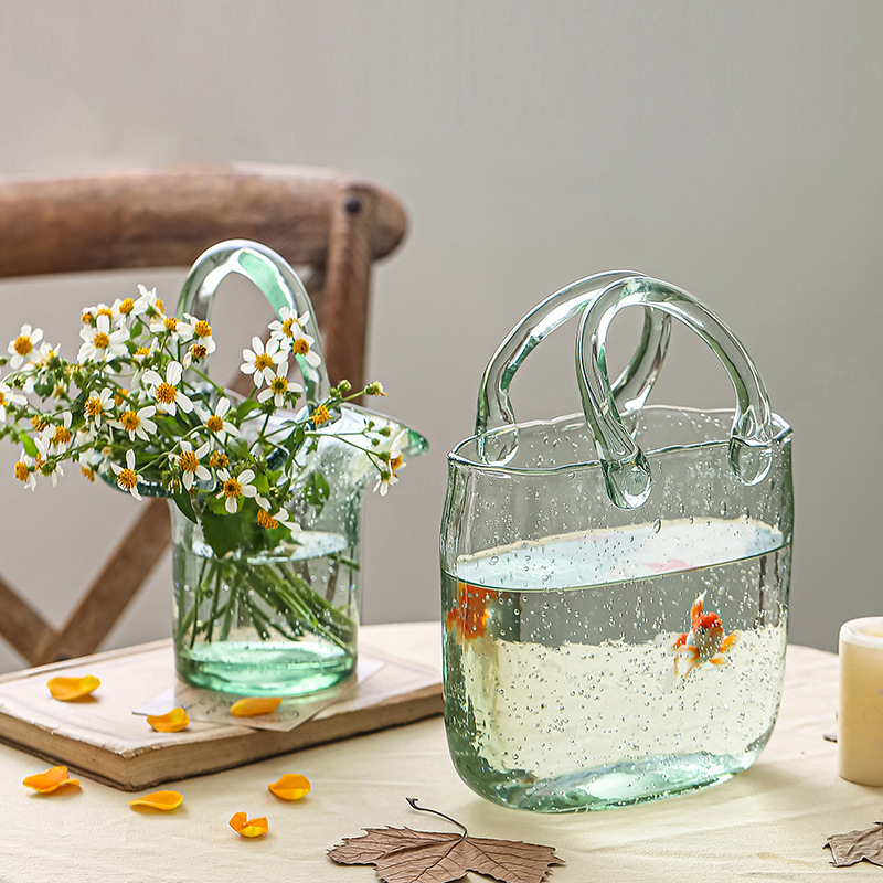 Planted Aquarium Jar - Florero de cristal de mesa nórdico