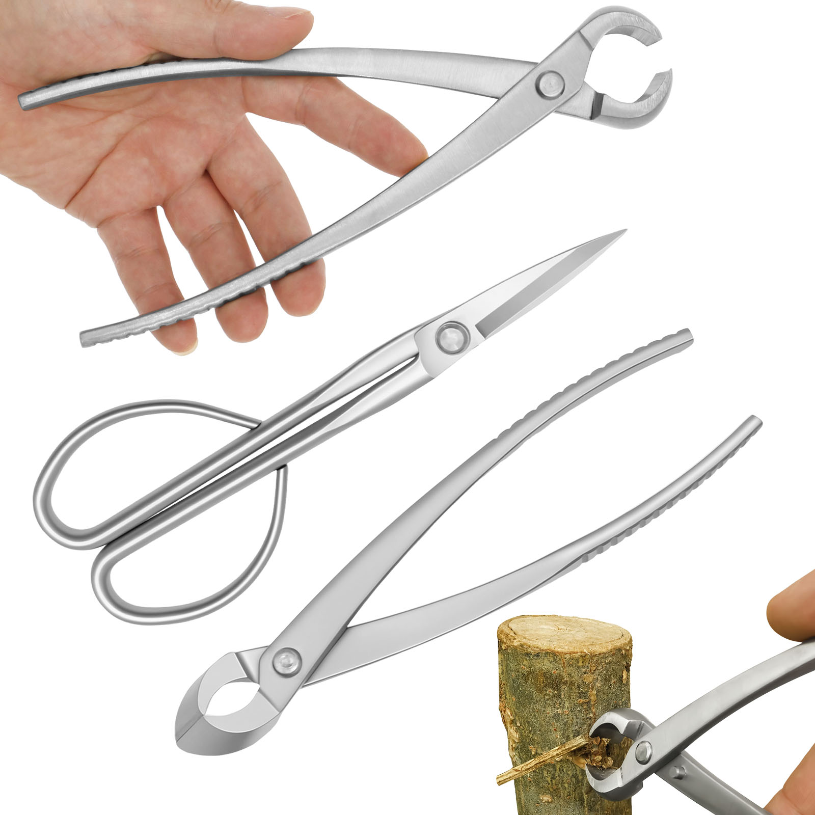 Trimming Scissor Set - Juego de 3 Herramientas para Bonsái