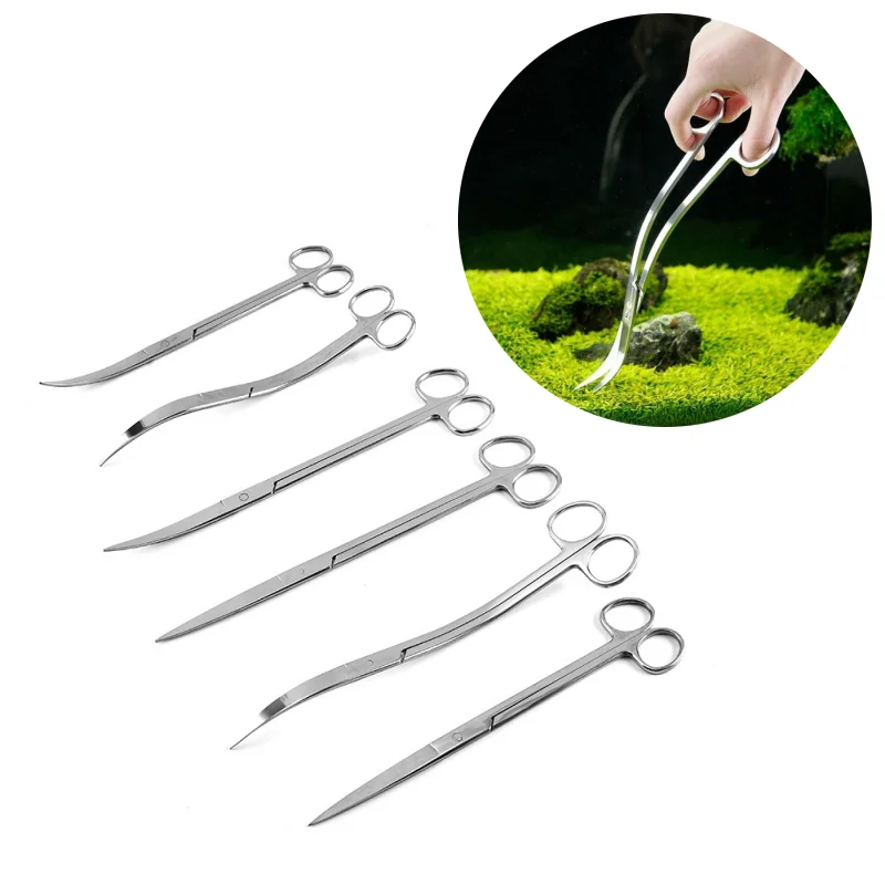 Planted Aquarium Tool Kit - Herramientas de tijera para acuario, pinzas