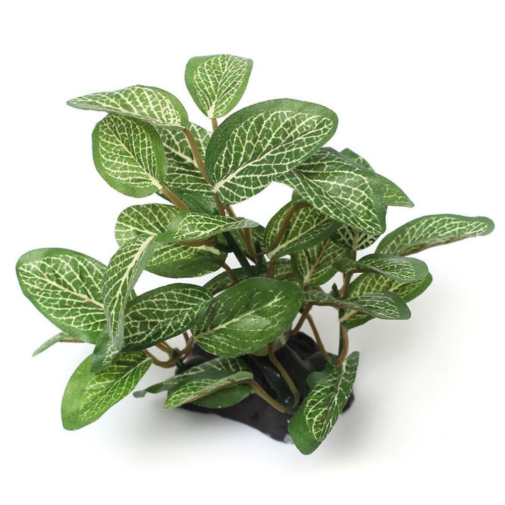 Planted Aquarium Jar - Planta Artificial Realista de Ficus Verde