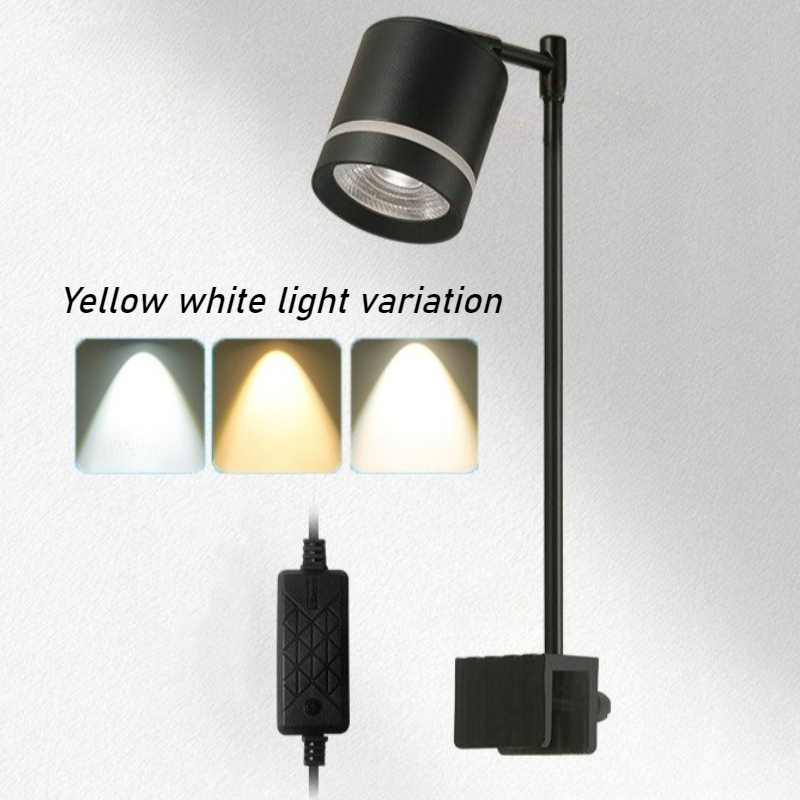 Aquarium Plant Ornament - Luz con Clip para pecera, lámpara