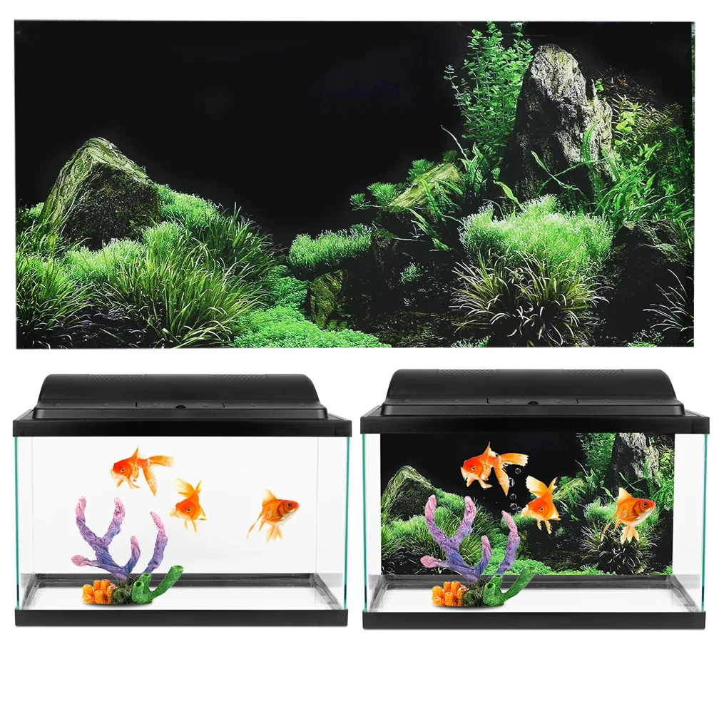 Póster de pegatina 3d para fon - Aquarium Planted Background reseña y precio