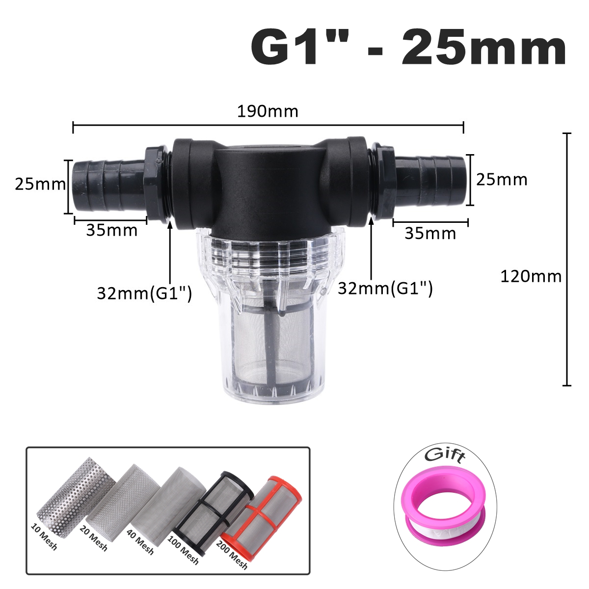Filtro de Entrada de PVC de 8~ - Aquarium Planet reseña y precio