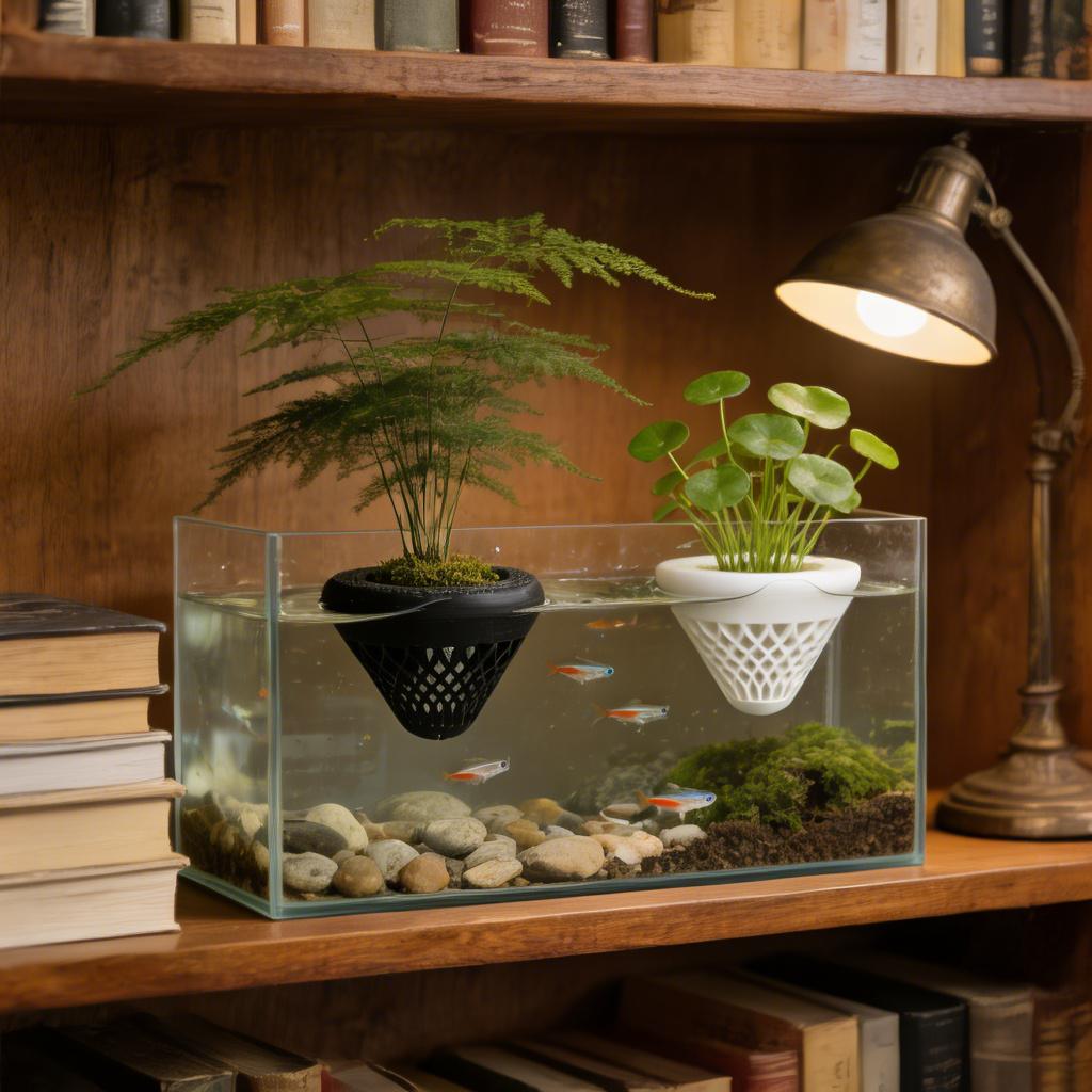 Soporte flotante para plantas  - Aquarium Plant Rings reseña y precio