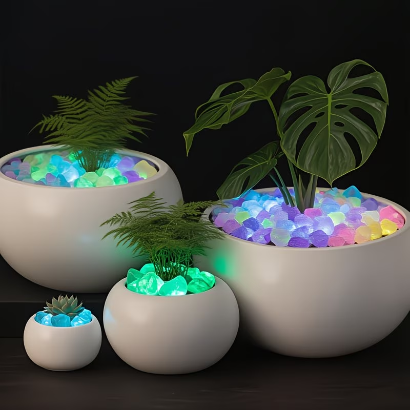 Juego de 300 Piedras Luminosas - Aquarium Plant Ornament reseña y precio