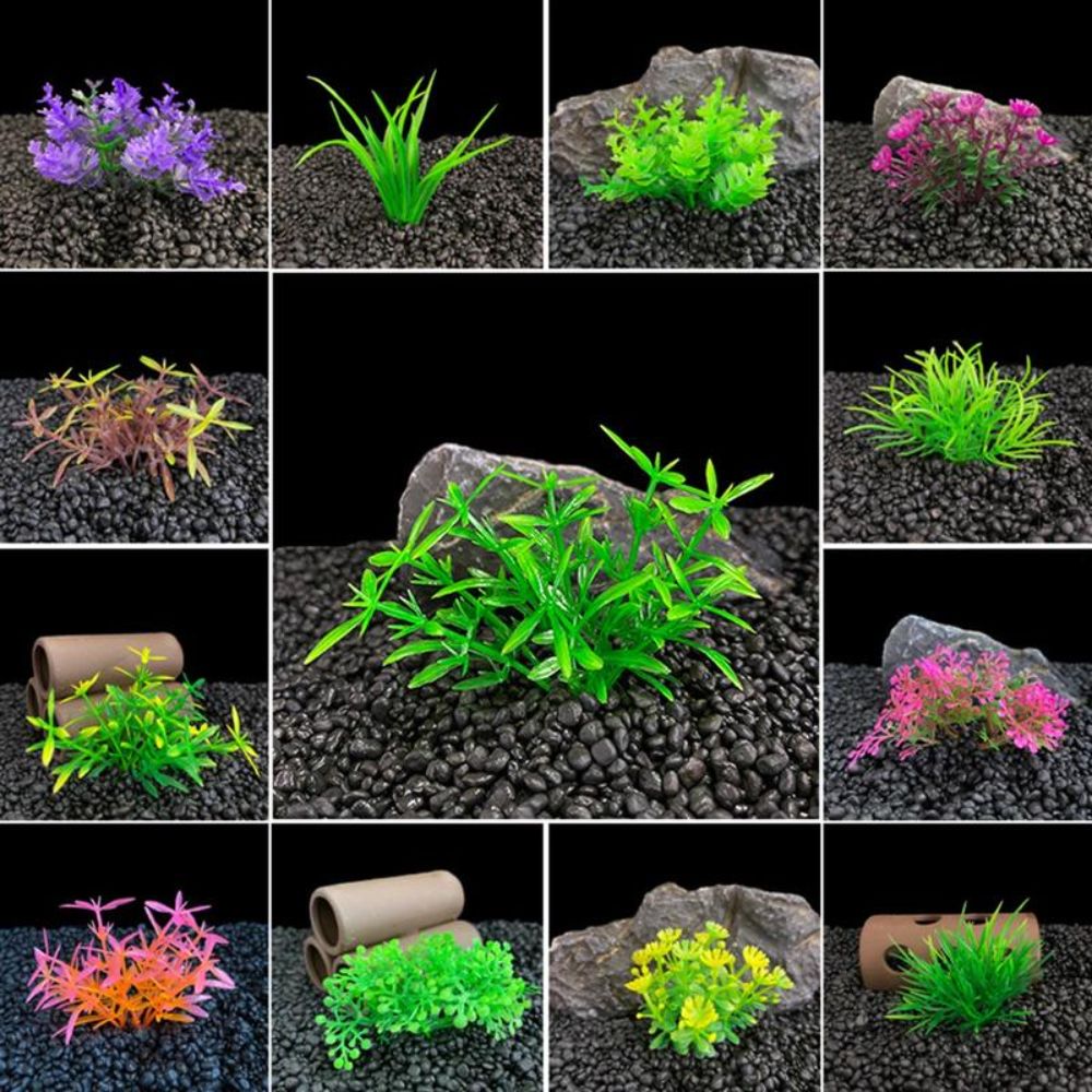 Planta Artificial de Plástico  - Aquarium Planted Background reseña y precio