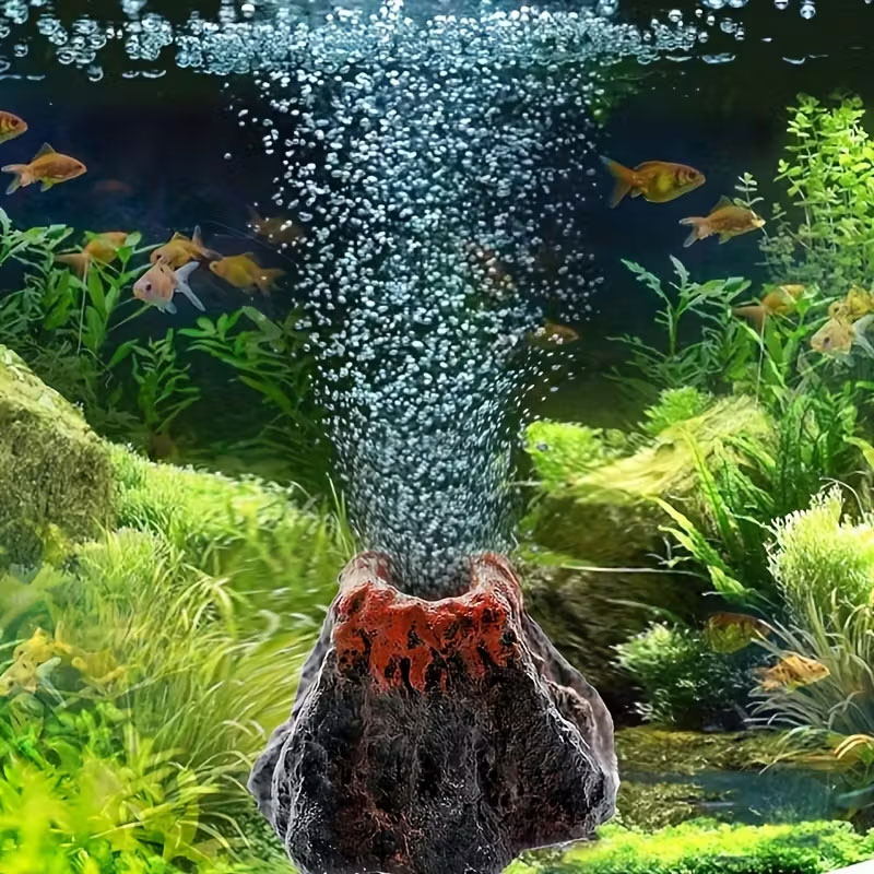 Piedra Volcánica de Burbujas p - Aquarium Plant Rings reseña y precio