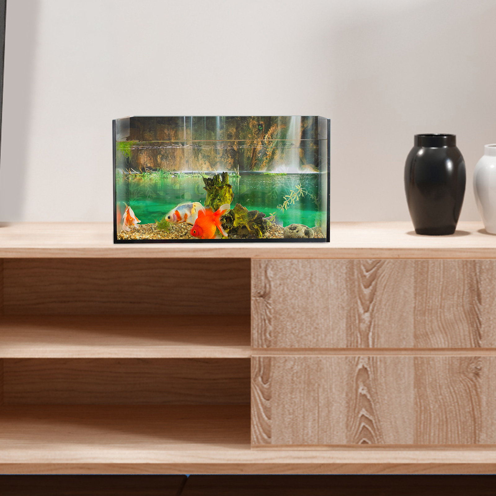 Pegatina de Fondo para Pecera, - Aquarium Planted Background reseña y precio
