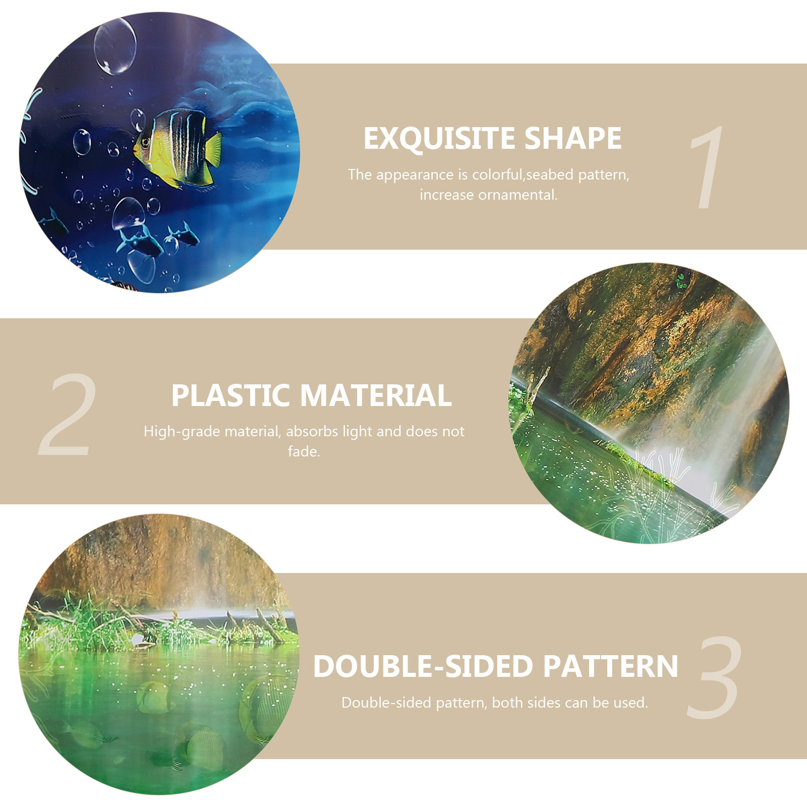 Pegatina de Fondo para Pecera, - Aquarium Planted Background reseña y precio