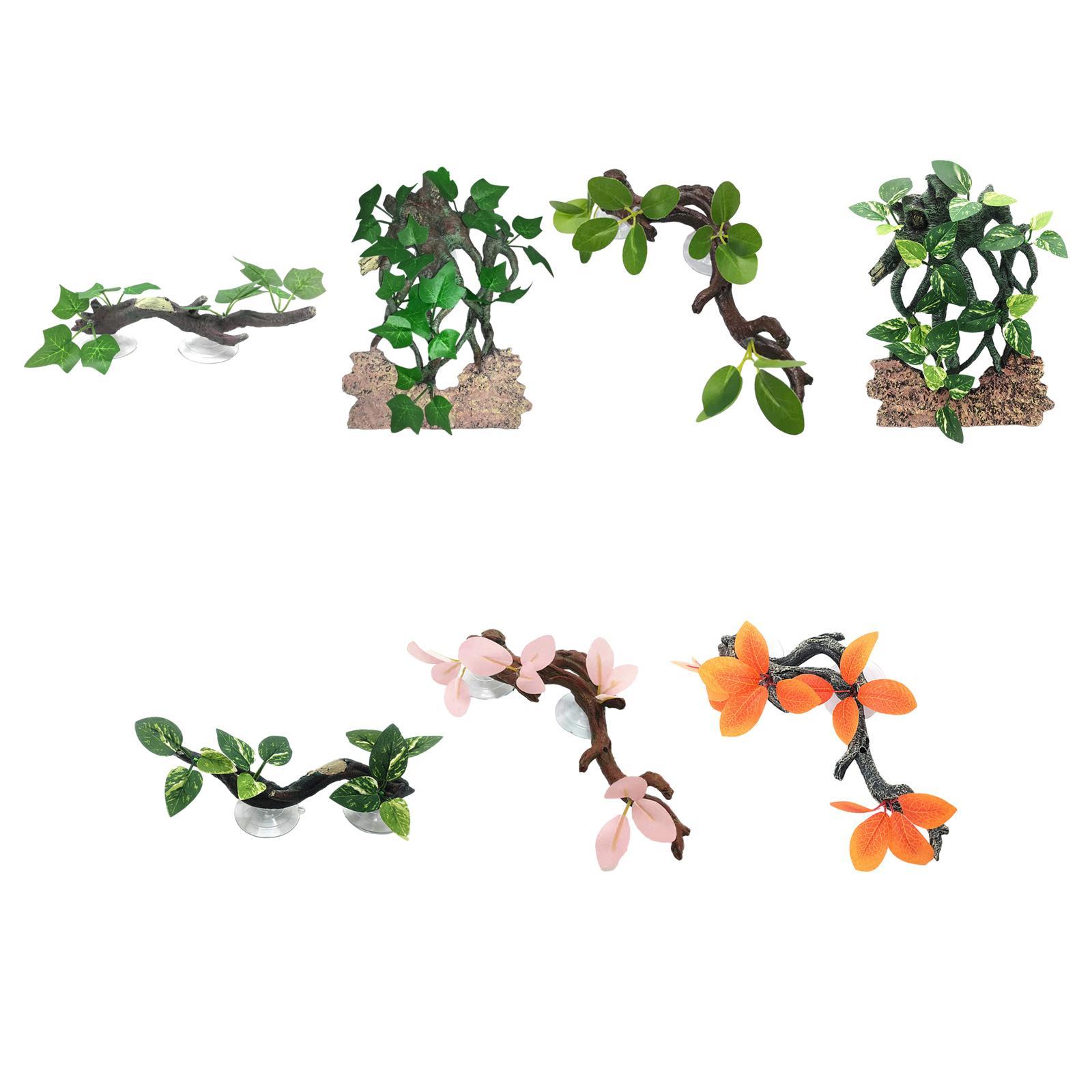 Gecko adorno de plantas para a - Aquarium Planted Background reseña y precio