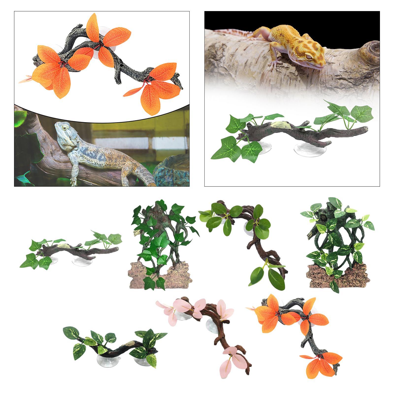 Gecko adorno de plantas para a - Aquarium Planted Background reseña y precio