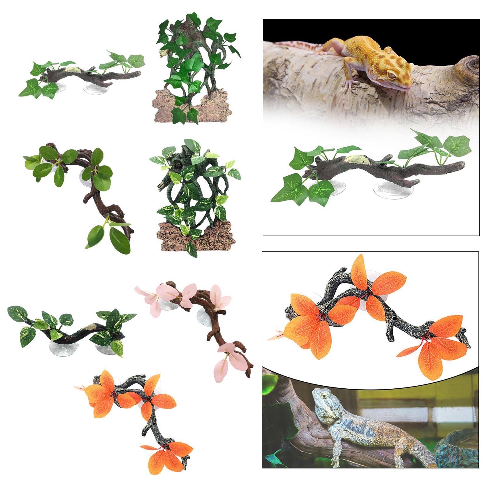 Gecko adorno de plantas para a - Aquarium Planted Background reseña y precio