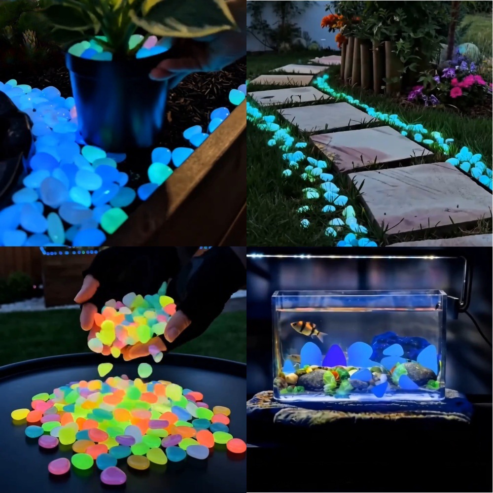 Piedras luminosas coloridas qu - Aquarium Planting reseña y precio