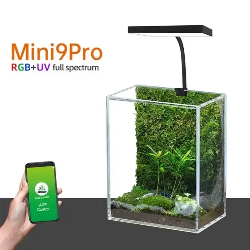 Lámpara LED de espectro comple - Aquarium Plant Grow Light reseña y precio