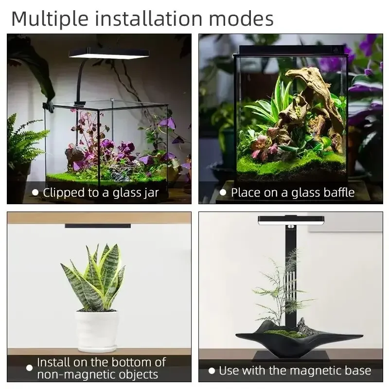 Lámpara LED de espectro comple - Aquarium Plant Grow Light reseña y precio
