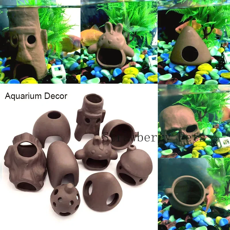 Decoración de acuario de cerám - Aquarium Plant Live reseña y precio