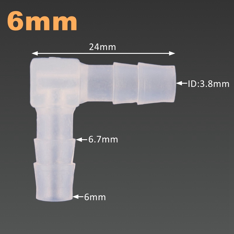 Conector acodado PP para acuar - Aquarium Planet reseña y precio