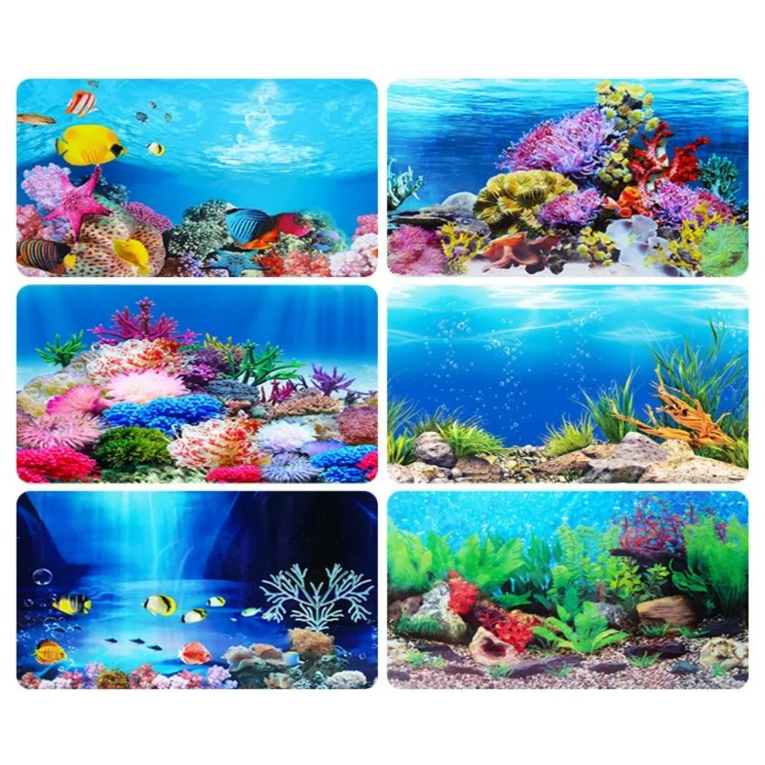 Fondo acuario pegatina 3D cart - Aquarium Planted Background reseña y precio