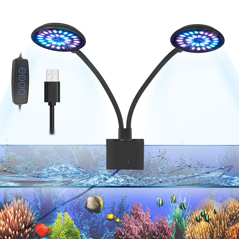 Luz LED USB para acuario, lámp - Aquarium Plant Grow Light reseña y precio