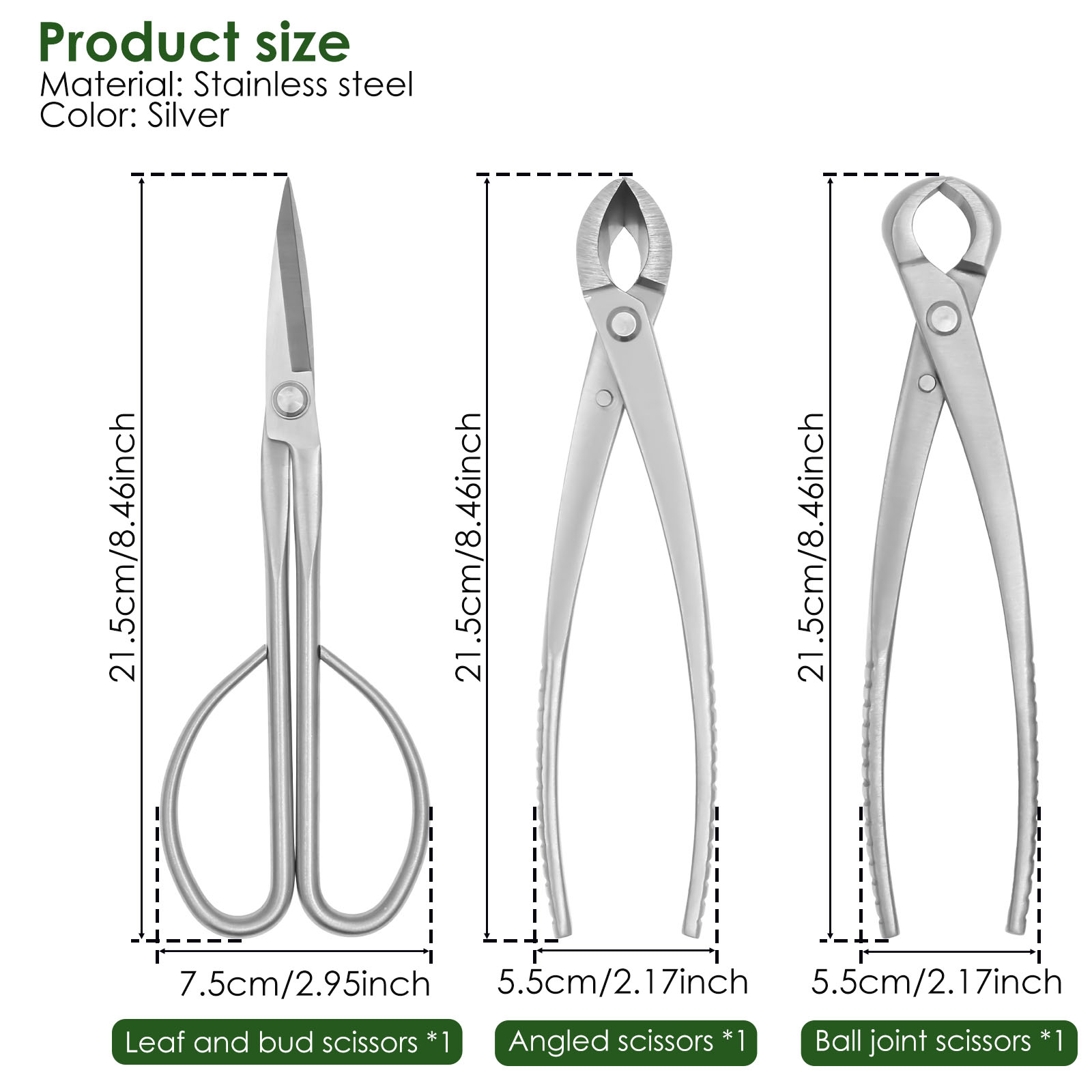 Juego de 3 Herramientas para B - Trimming Scissor Set reseña y precio