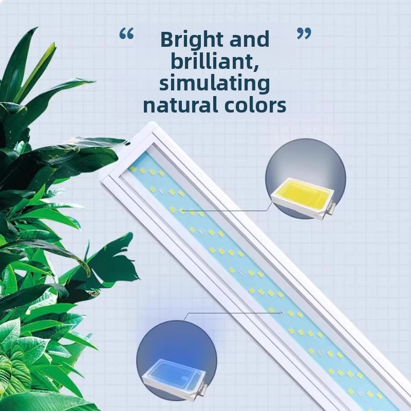 Lámpara LED de espectro comple - Aquarium Planted Background reseña y precio