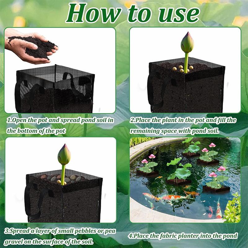 4 Cestas de malla negras para  - Aquarium Planting reseña y precio