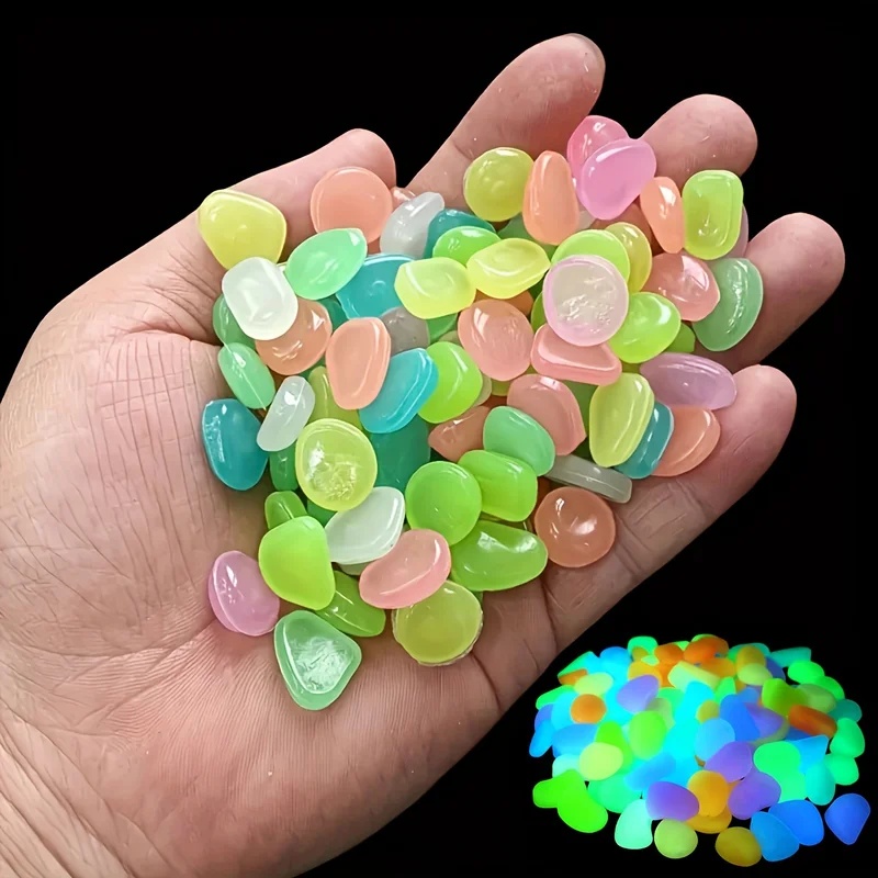 50-200 piezas de piedras lumin - Aquarium Planting reseña y precio