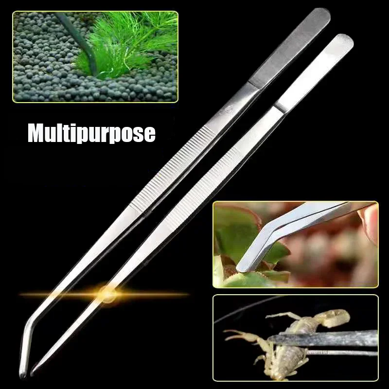 Pinzas de acero inoxidable de  - Planted Aquarium Tool Kit reseña y precio