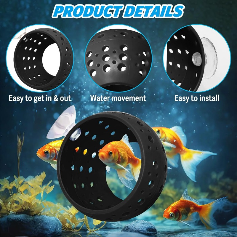 Túnel Escondite para Peces Bet - Aquarium Plant Rings reseña y precio
