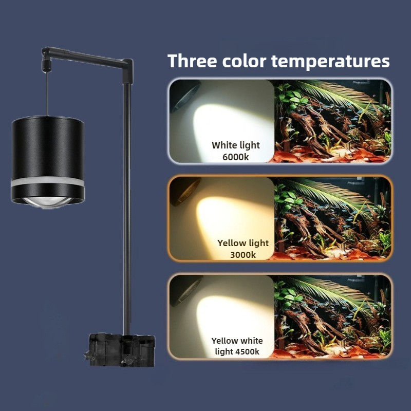 Luz con Clip para pecera, lámp - Aquarium Plant Ornament reseña y precio