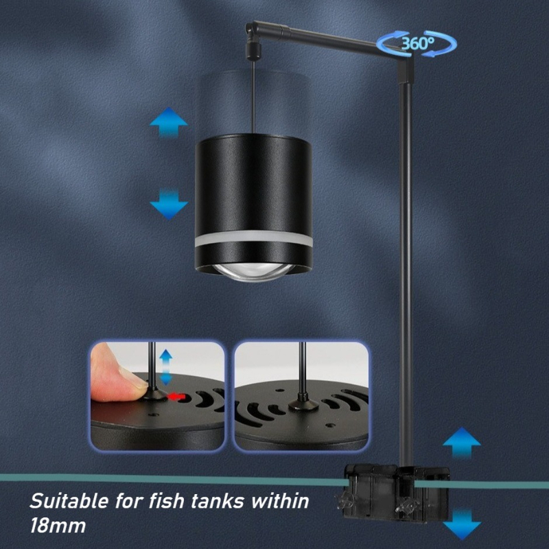 Luz con Clip para pecera, lámp - Aquarium Plant Ornament reseña y precio