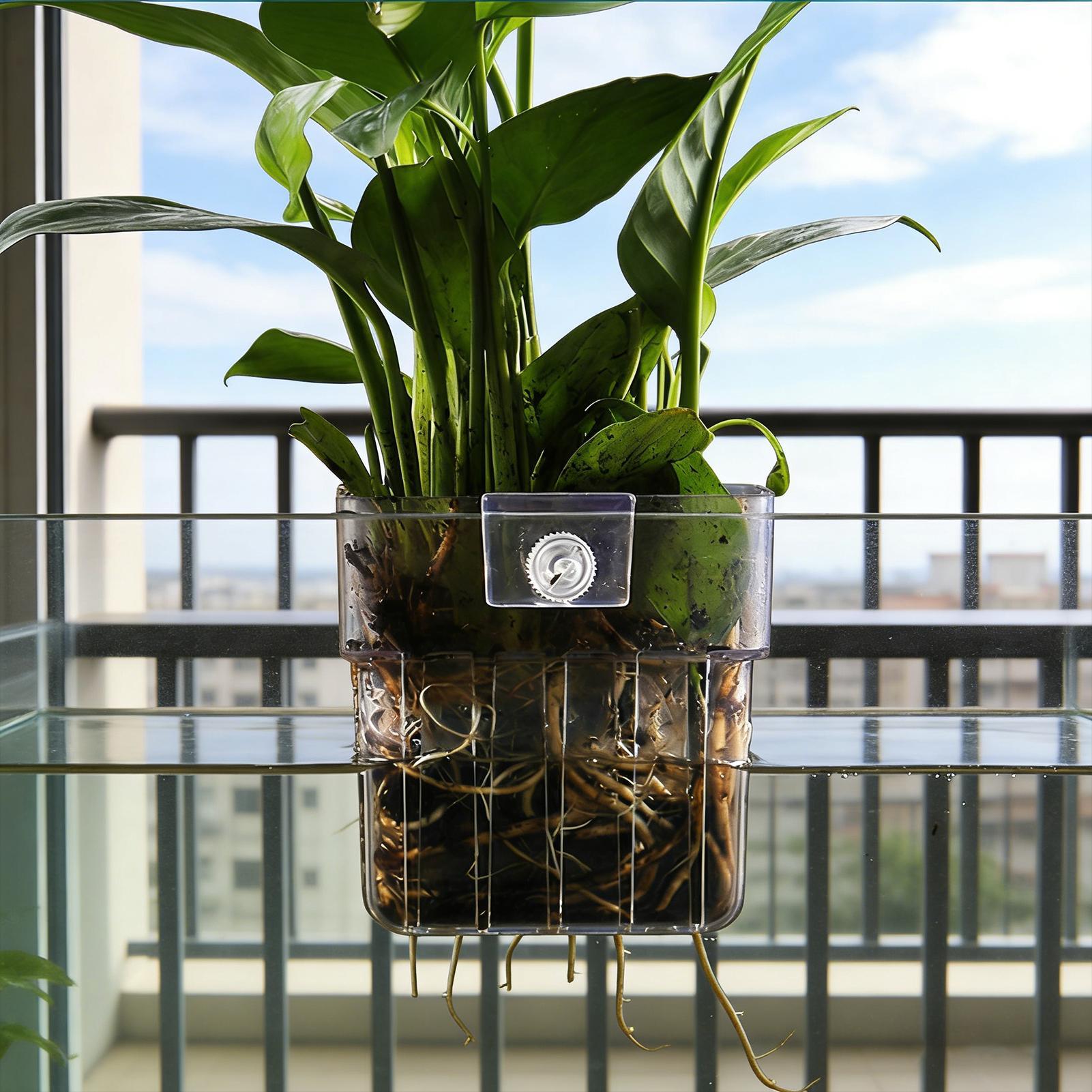 Soporte Transparente para Plan - Aquarium Plant Rings reseña y precio